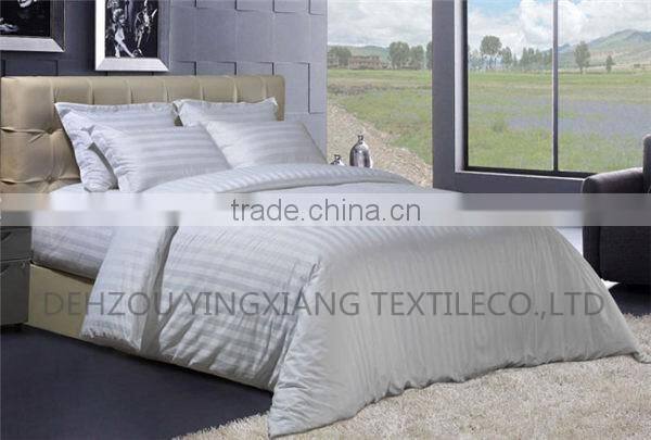 fashion 100% cotton plain white star hotel bed sheet fabric