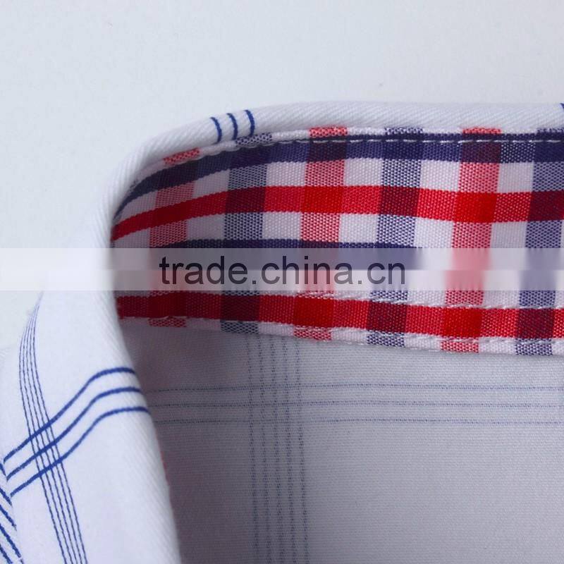 Men plaid long sleeve shirt