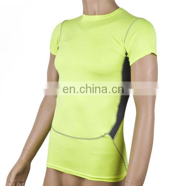 High quality short sleeves sports men compression wears