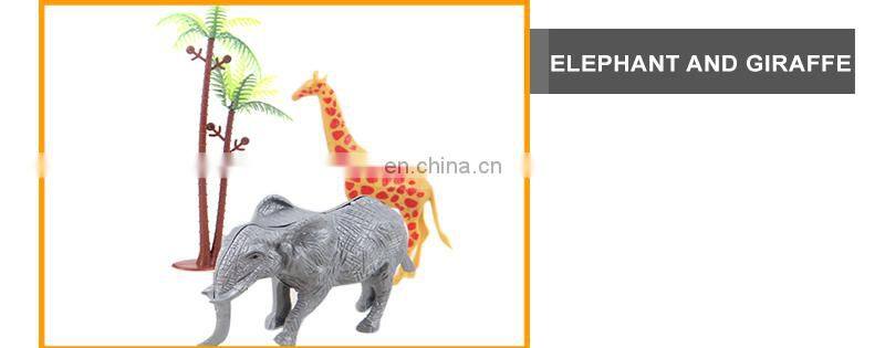 (Cheetah elephant giraffe lion) Cheap Wild World Plastic Animal Toys For Kids