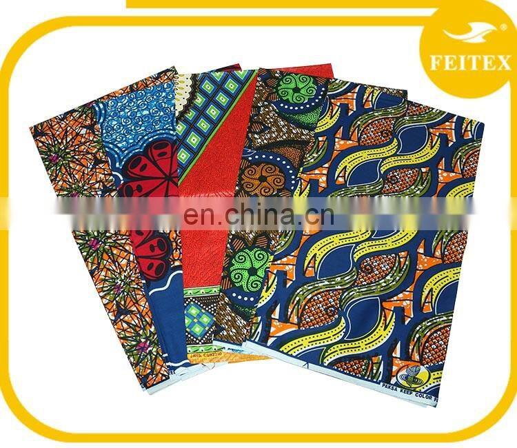 African Dressing Fabric 100% Cotton Real Wax Printed Fabric Home Textile Promotion