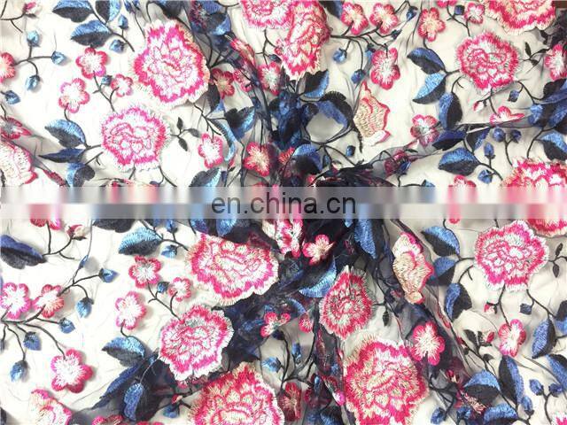 new design custom 3d lace fabric for wedding dress/ladies dress