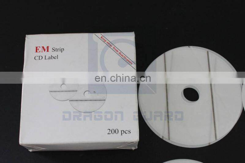 EAS security em magnetic label library em labels em strip em book label