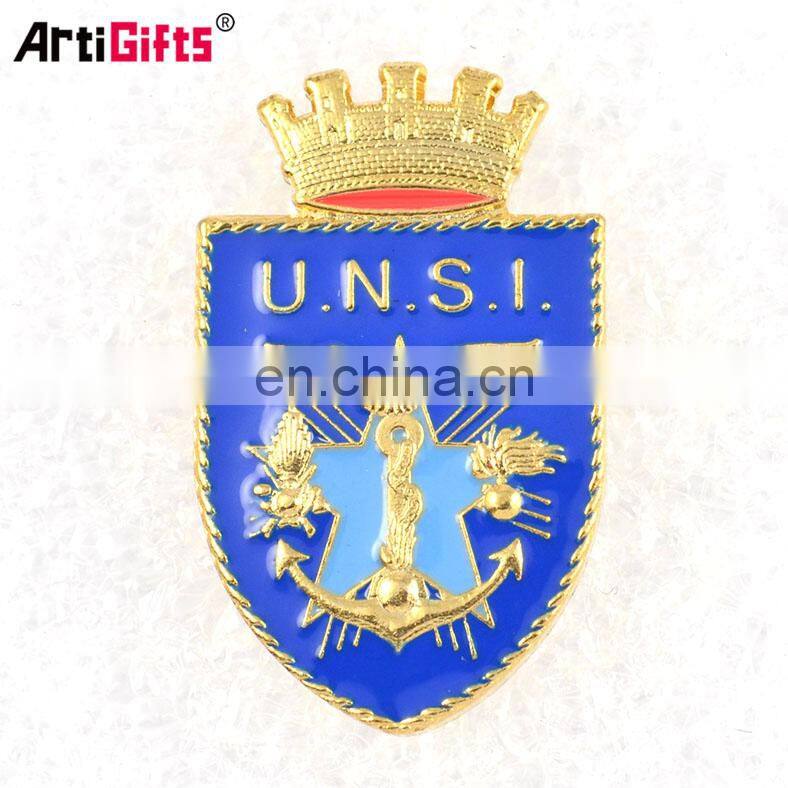 Classic style souvenir custom cloissone hard enamel pins