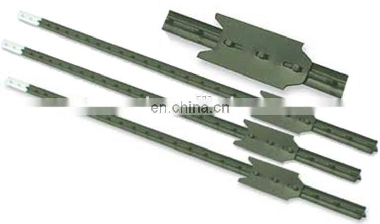 metal studded t post with spade