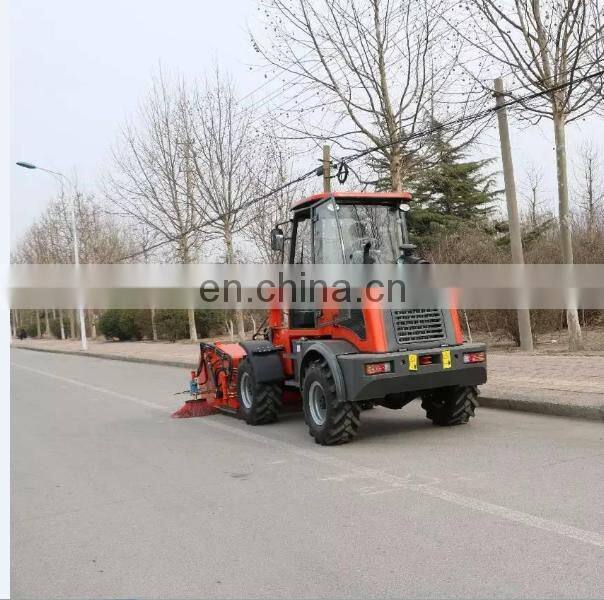 small wheel loader sweeping machine for sale