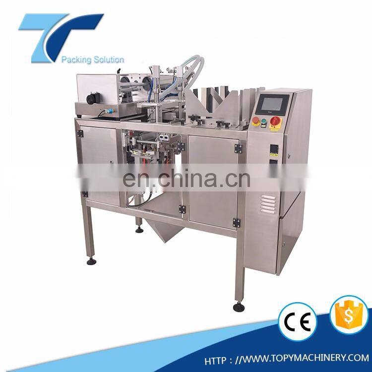 High Quality PLC Mitsubishi Mineral Water Pouch Packing Machine Price with Hopper
