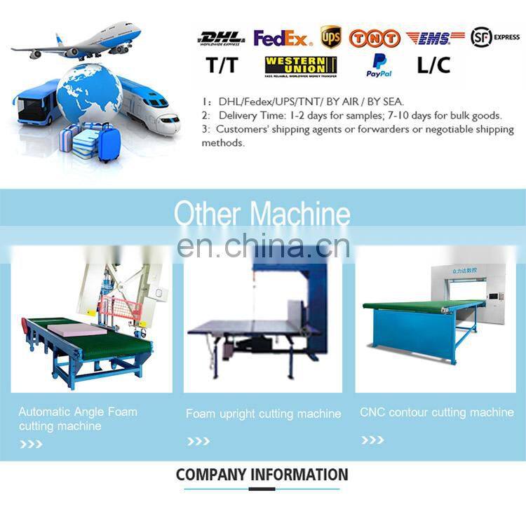 China supplier eva foam Automatic angle foam cutting machine