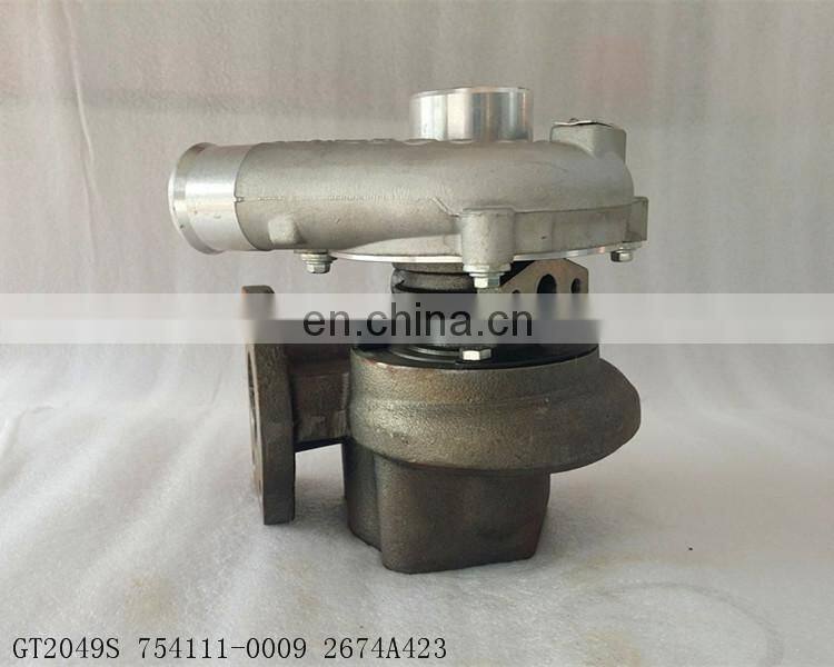 GT2049S Turbo 754111-0009 754111-8 2674A422 2674A423 Turbocharger For Perkins auto parts 3 Cylinders engine 1103A