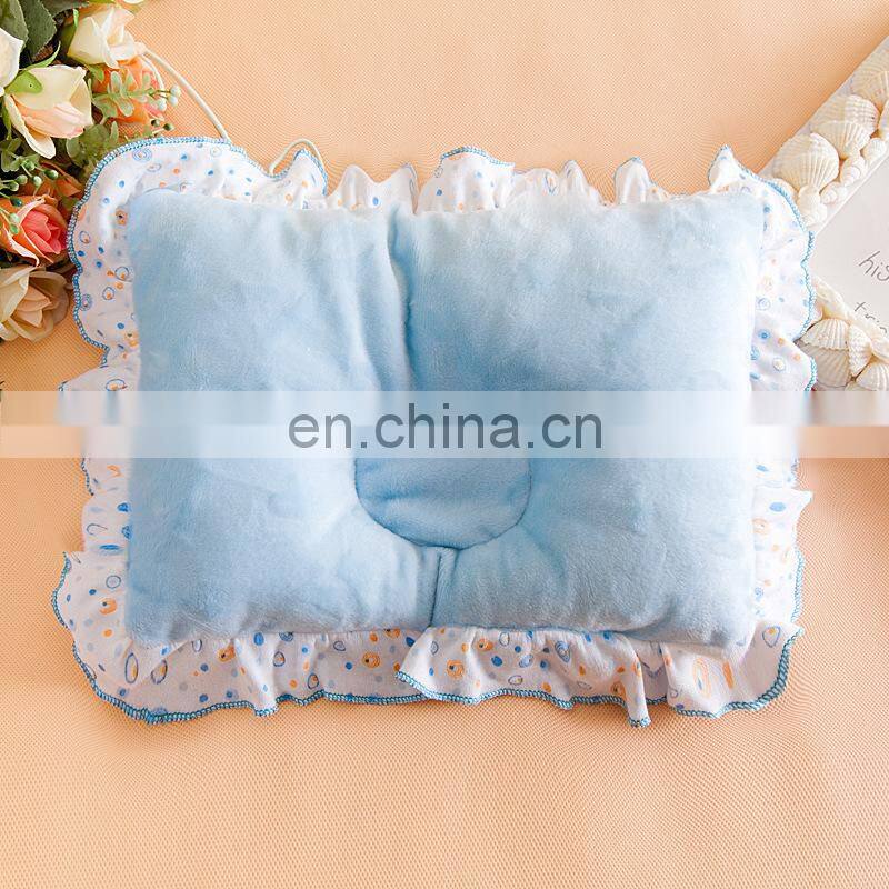 Crown Baby Head Shaping Pillow Organic Cotton Baby Wedge Pillow Protective Sleeping Pillow