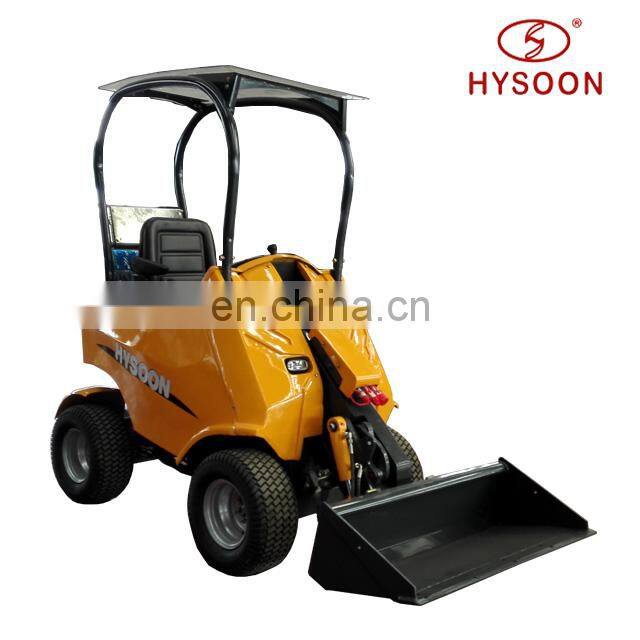 HOT SALE HYSOON 23HP 200KG capacity multifuncional HY380 mini loader for sale