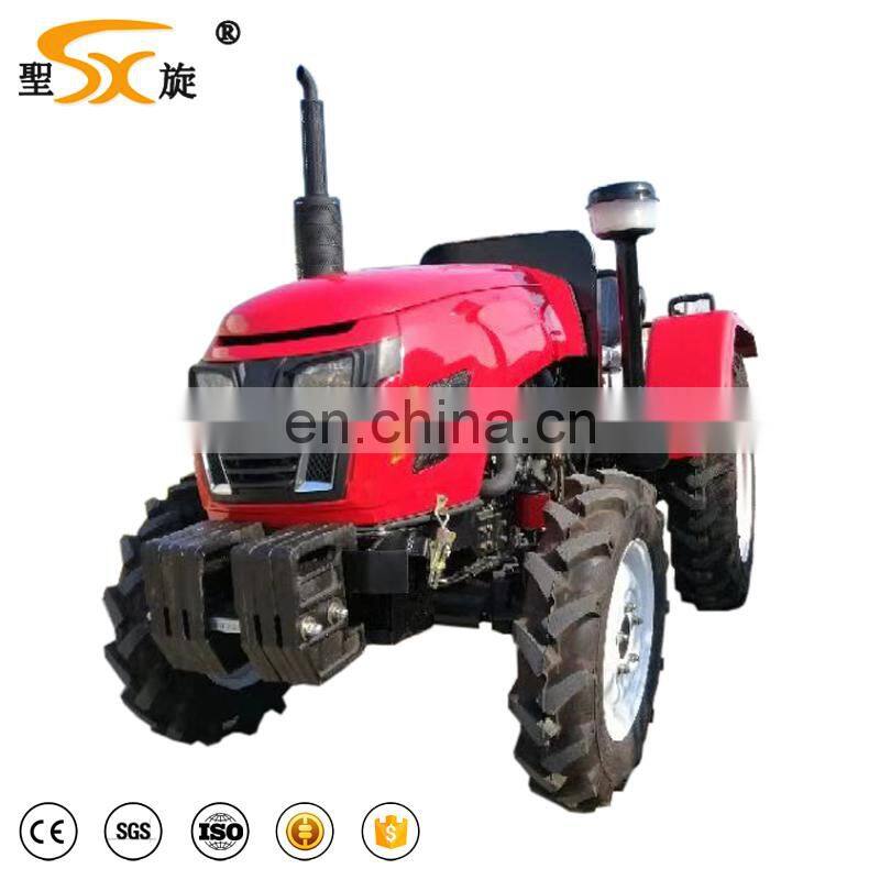 35hp 4WD tractor with tille plough trailer front loader to Brazil