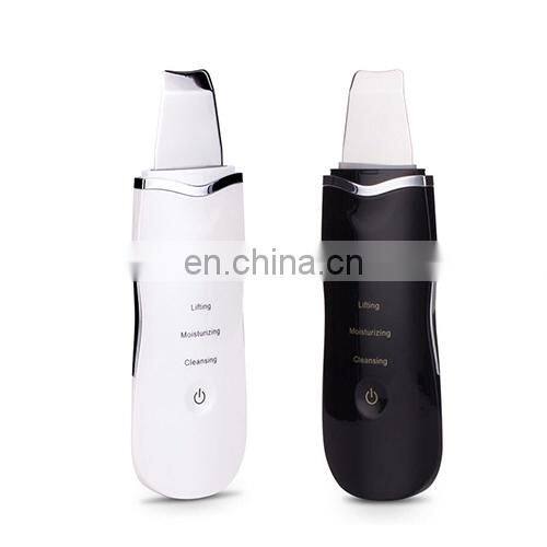 Best Selling Products Portable Electric Facial Scrubber Ultrasonic Ion Skin Care Spatula Blackhead Remover