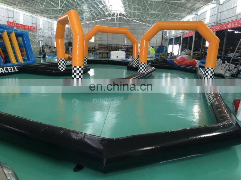 China Manufacturer Directly Sale Inflatable Go Kart Track Racing Go Kart With Cheap Price For Sale
