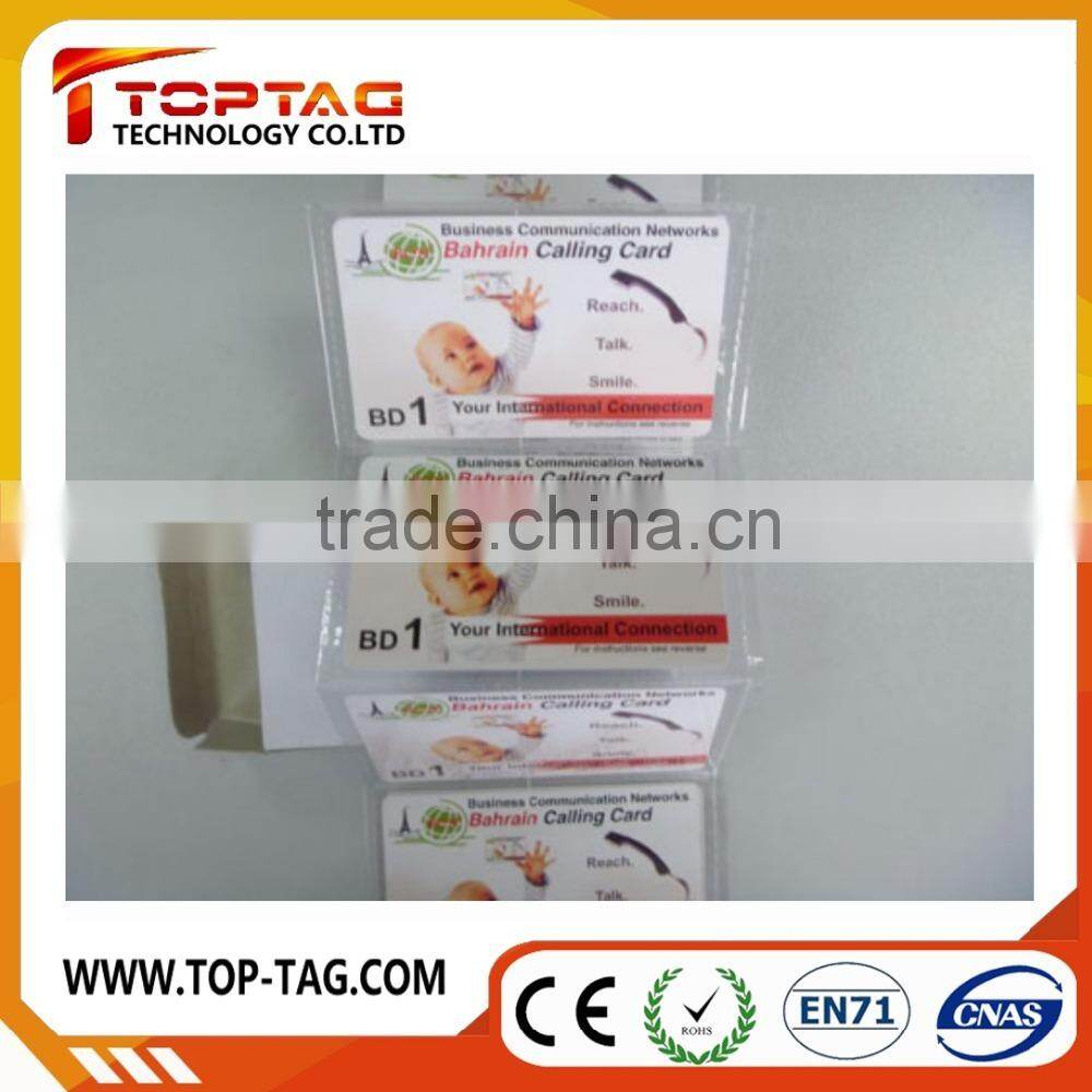 Custom shape scratch PVC card / calling card / VIP membership card