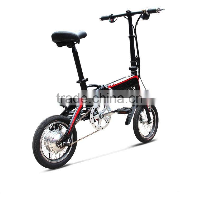 hot selling cheap 14`` mini folding electric bike for teenagers