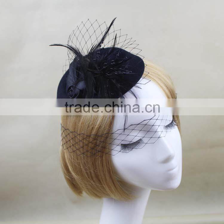 Wholesale Party/Races/Christams Mini Fascinator Hat With Veilling