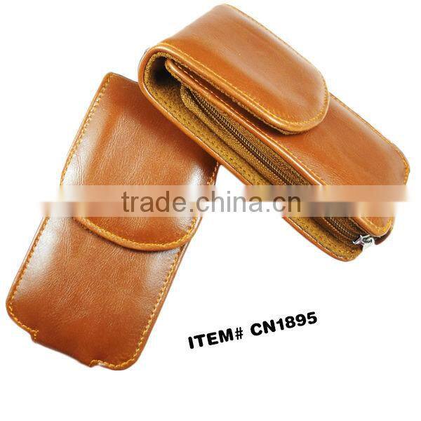 New style zipper with button closure compact manicure set