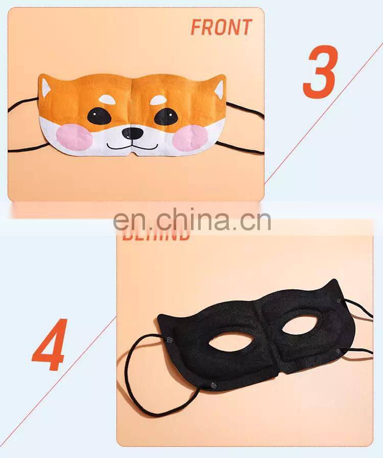 Self Heating Steam Warming Eye Mask Suitable for Dark Circles Puffiness  Relieve Dry Eyes Sleeping Eye Mask OEM Factory