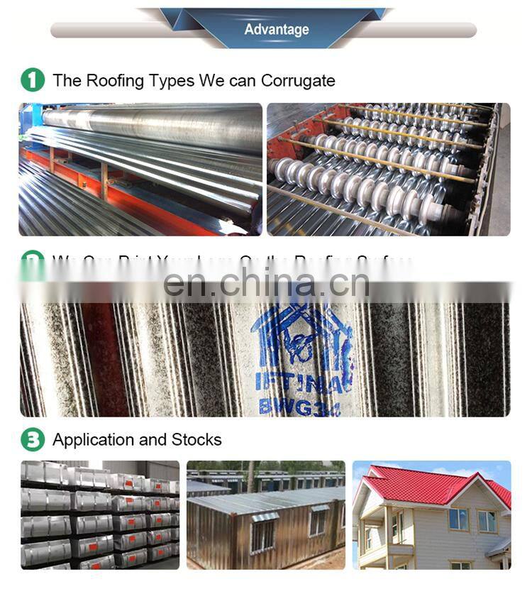 Manufacturer GI Steel Iron Corrugated Galvanized Z60 Zinc Roof Sheet