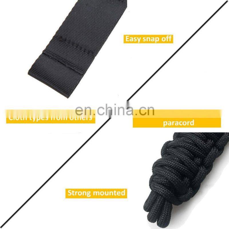 2PCS Black Paracord Door Limiting Straps Limiter Restrictor For Jeep Wrangler CJ YJ TJ JK