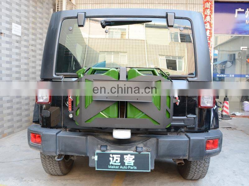 Offroad Rear Tank Holder with Two 20L Oil Boxes for Jeep Wrangler JK 07+ c4x4 accessory maiker manufacturer