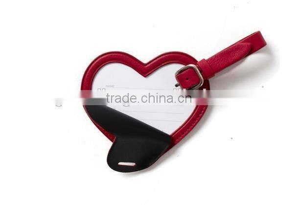 colorful genuine cowhide leather luggage parts baggage tags travel accessories for decoration