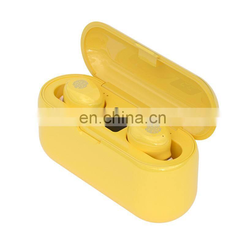 Mini bass wireless earbuds F9 LCD display blutooth earphone with power bank audifono f9-34 tws auriculares