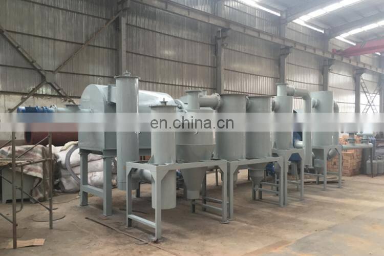 coffee husk sugarcane bagasse wood sawdust lump rice husk straw grass charcoal making machine carbonization plant