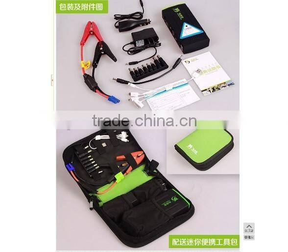 Factory directly offer 12v mini car jump starter with 16000mah high power portable power jump starter 12v/24v