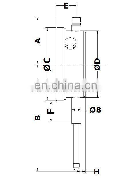 0-50mm 0.01mm High quality metric Dial Indicator mini dial indicator