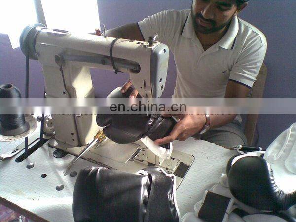 Custom logo leather MMA Boxing Gloves cowhide Leather Boxing Gloves