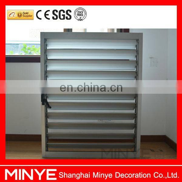 Factory price exterior aluminum window louvers/aluminum window louvers