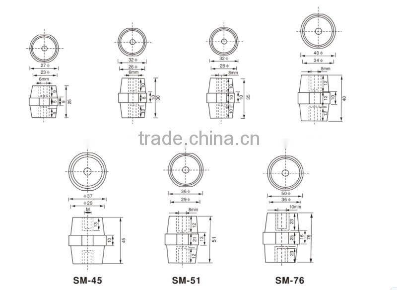 High quality bus bar electrical insulator