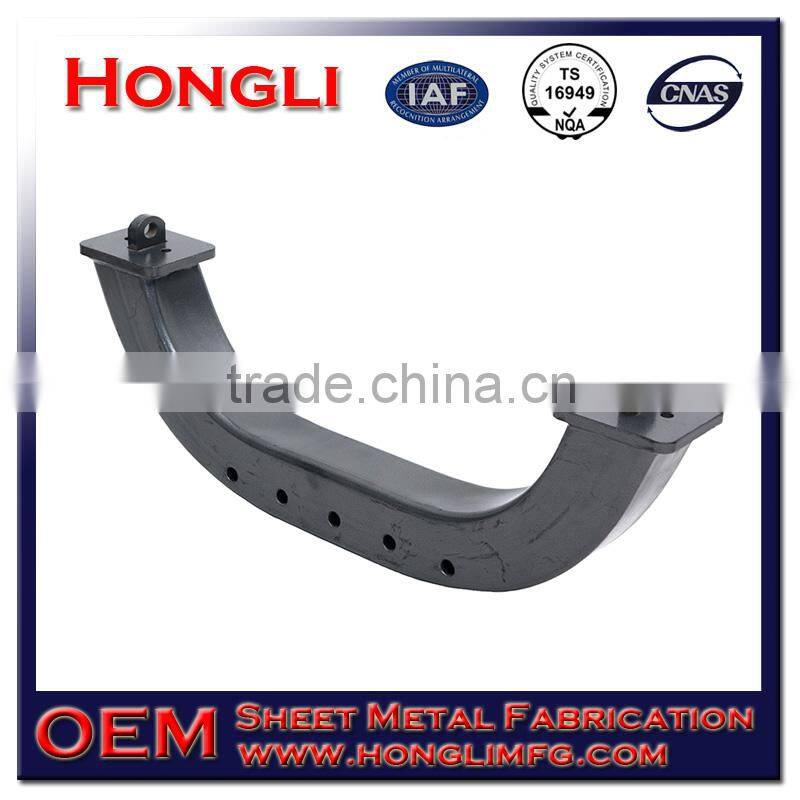 OEM TS16949 CNC Hot Dip Galvanized Seamless Carbon Steel Pipe Elbow Fabrication
