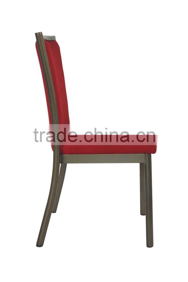 Different colors cheap price wholesale imitated wooden chair for hotel chair, simple design metal dining chair