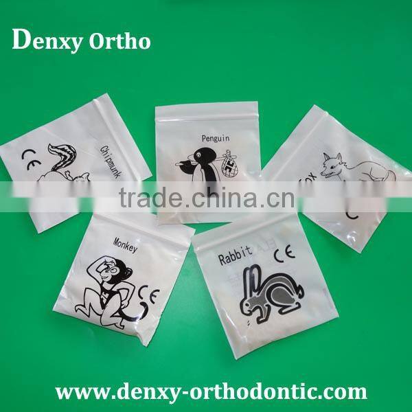 yellow good quality medium/heavy sizes dental elastics band