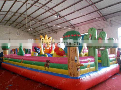 new Lion Paradise 5x8m small inflatable bouncer