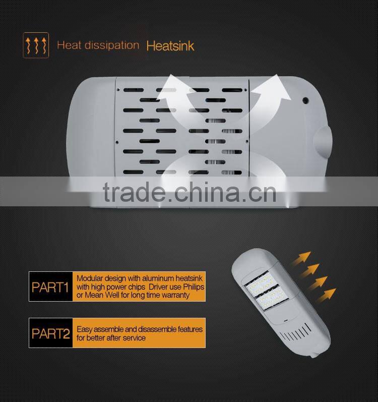 aluminum housing IP67 rating 100lm/w led street retrofit kit 90w/100w/120w