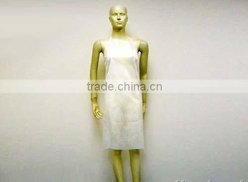 Disposable cheap apron non woven PP aprons safety aprons