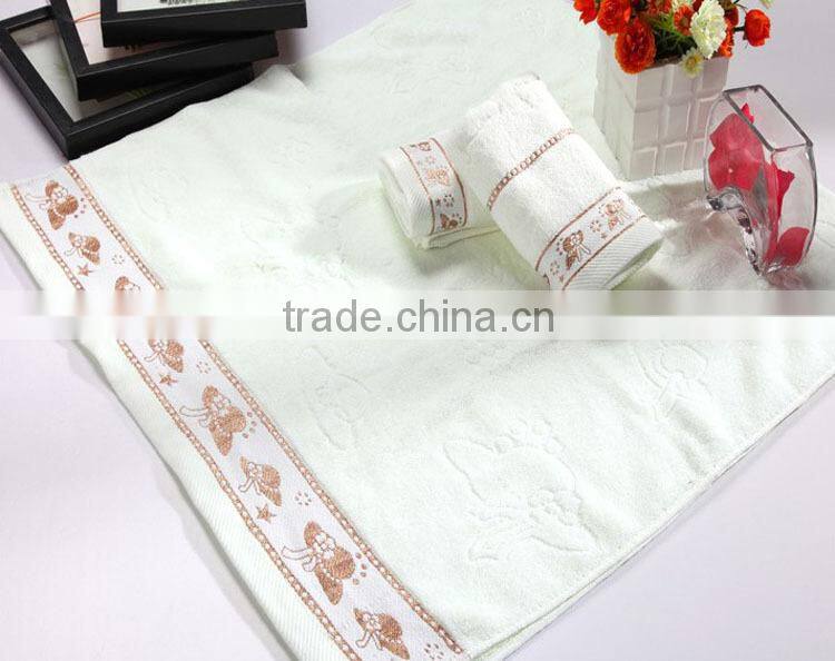 New Arrival 2014 the lowest price cotton wholesale polyester bath towel