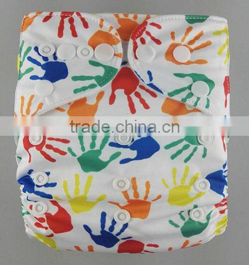 New Arrival Hip Snaps Baby Diaper Customized One Size Cloth Diaper