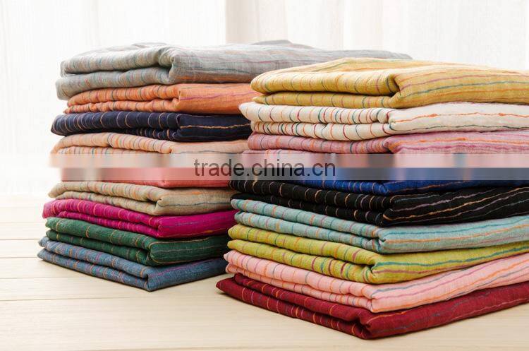 New Style Oversized Viscose Vertical Colorful Striped Scarf