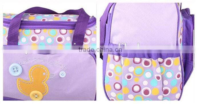 Wholesale cheap tote one shoulder mommy baby bag lovely diaper bag