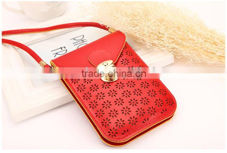 Fashion ladies mini messenger bag wallet mobile phone bag purse