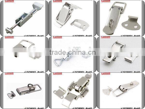 metal clasp lock, spring loaded latch,spring toggle latch lock