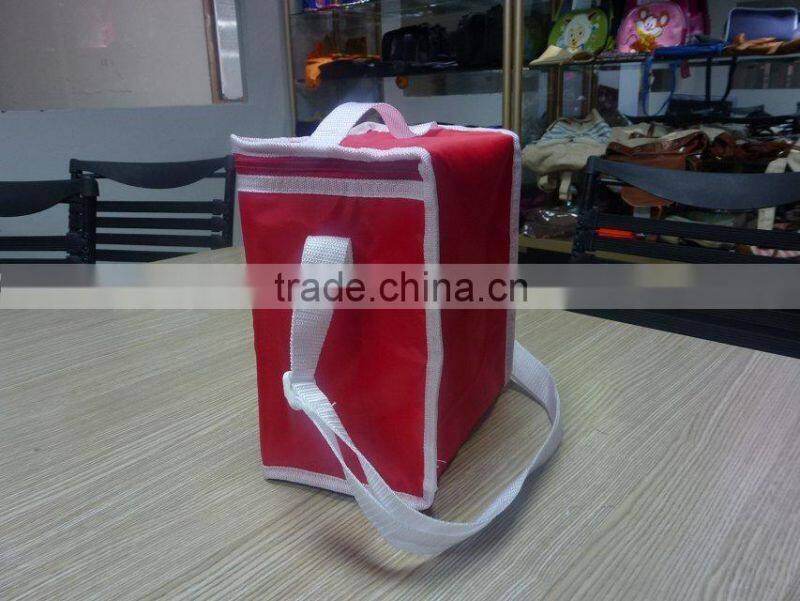 2016 Outdoor fitness insulated lunch bag cooler bag wine bottle cans bag