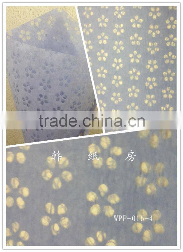 plum blossom pattern water-fall flower wrapping paper/light purple