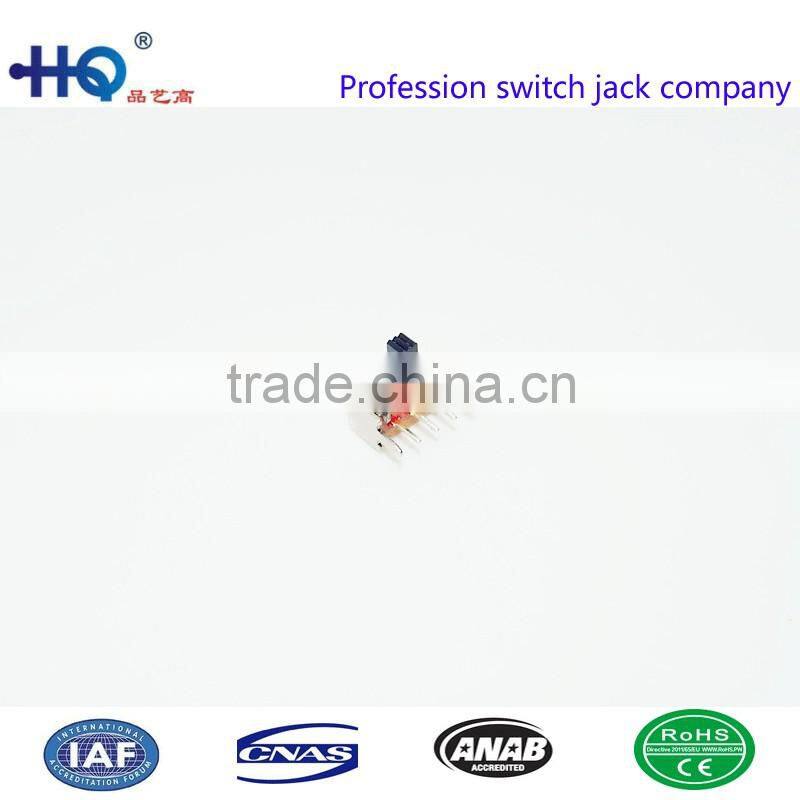SK-12D02G4 high quality overheat 2position 1P2T horizontal slide switch slide switch