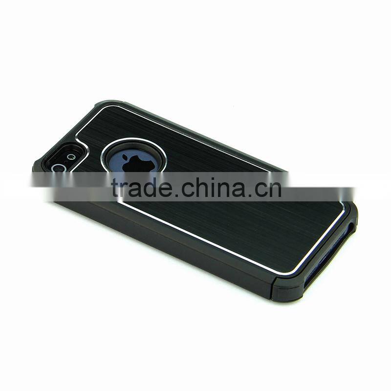 2014 New Arrival Rugged Rubber Armor Hybrid Aluminum and TPU Hard Case Cover for iPhone 4/4S, iPhone 5/5S